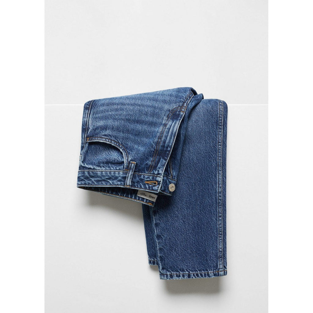 Jean Mom Taille Haute - Dark Blue