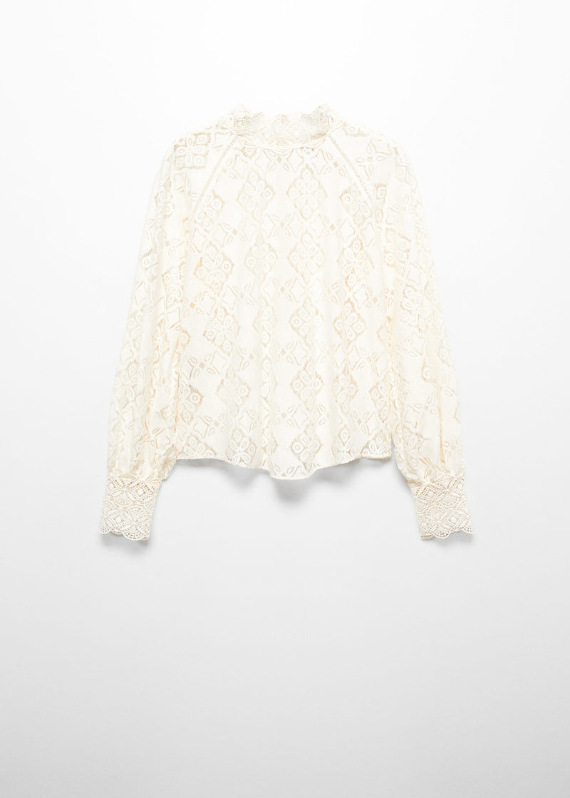 Sweet blouse - Blanc - Woman