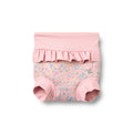Costumino in neoprene Rita - Fiori a cuore rosa