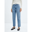 High Waisted Mom Jeans - Medium Blue