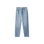 Jean Mom Talle Alto - Medium Blue