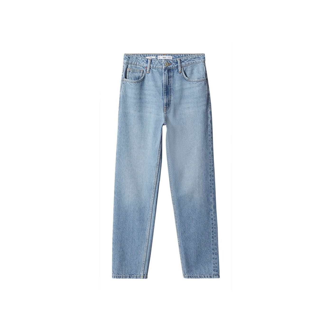 Jean Mom Talle Alto - Medium Blue