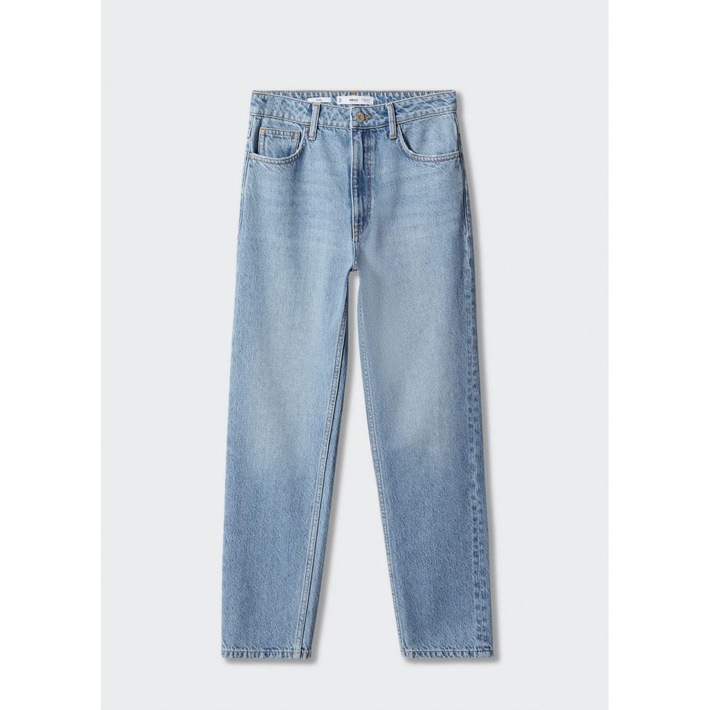 Jean Mom Talle Alto - Medium Blue