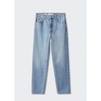 Jean Mom Talle Alto - Medium Blue