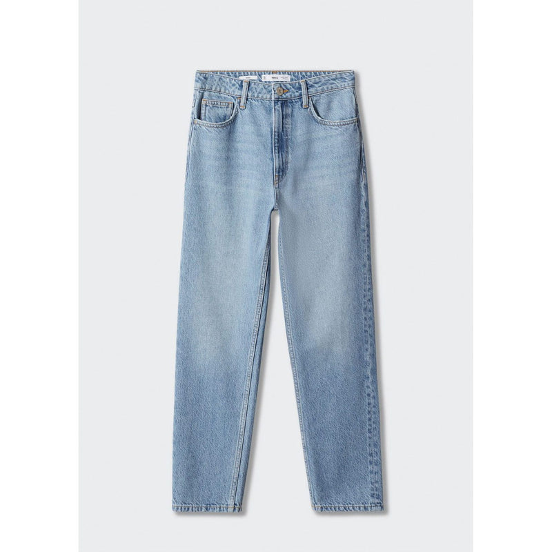 High Waisted Mom Jeans - Medium Blue