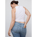 High Waisted Mom Jeans - Medium Blue