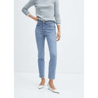 Vaqueros Slim Crop - Medium Blue