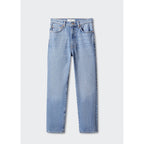 Vaqueros Slim Crop - Medium Blue