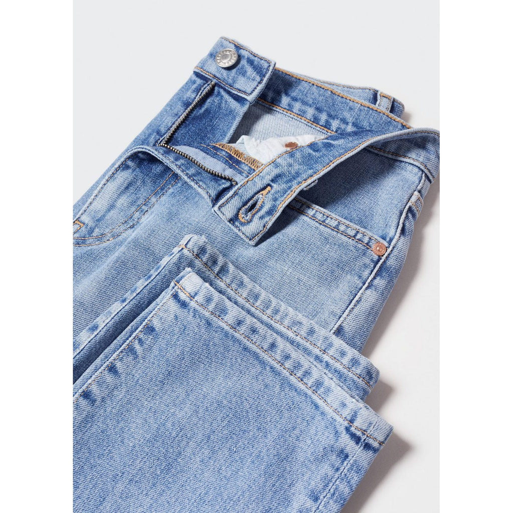 Vaqueros Slim Crop - Medium Blue