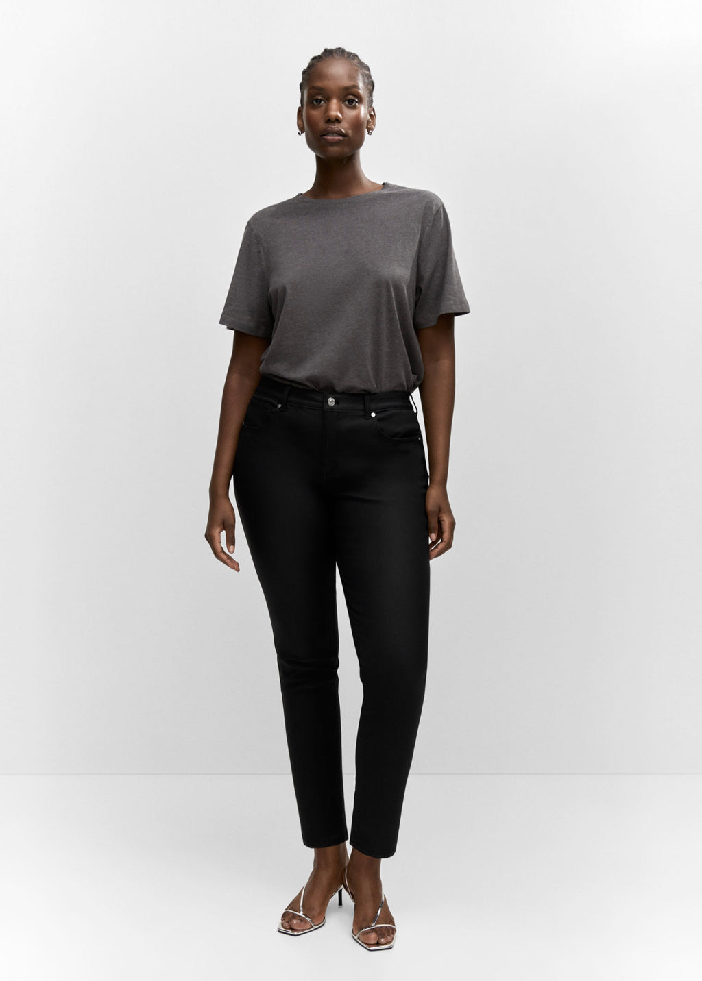 Jean Skinny Push-Up Enduit - Black