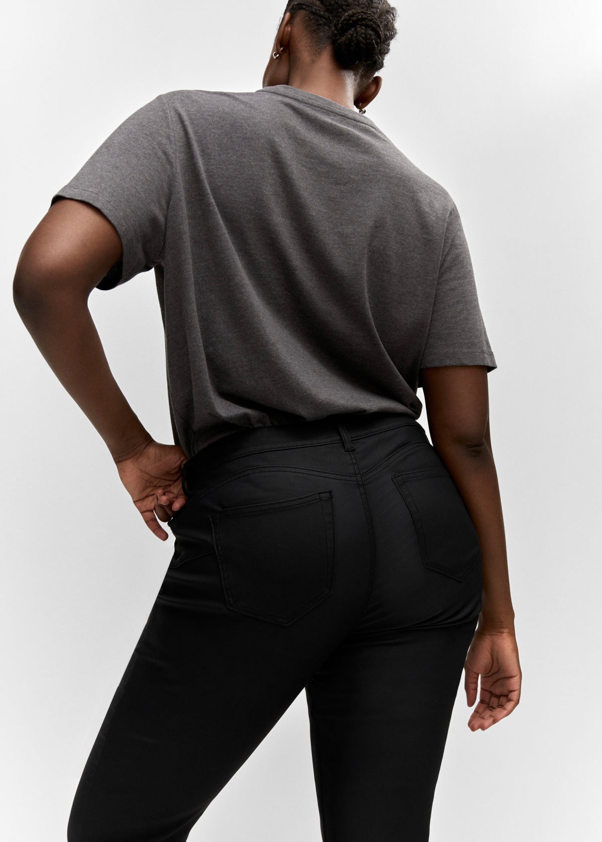 Jean Skinny Push-Up Enduit - Black