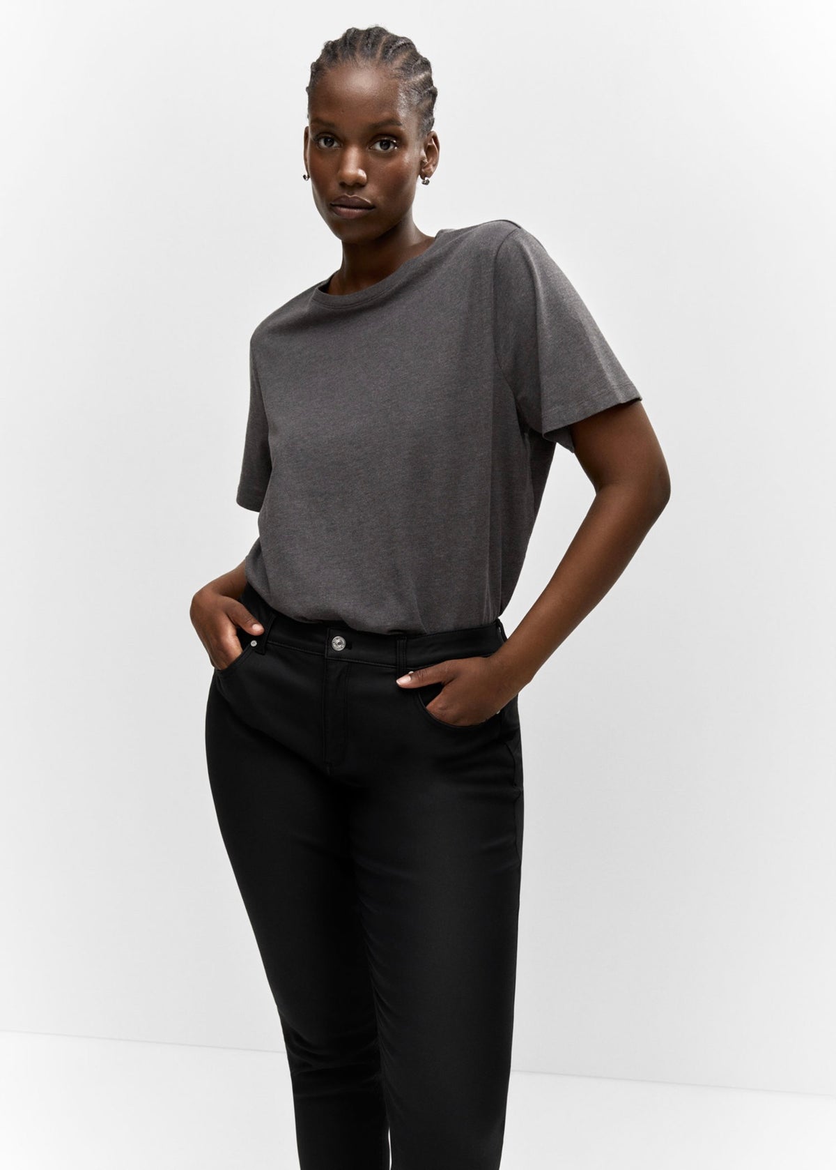 Jean Skinny Push-Up Enduit - Black