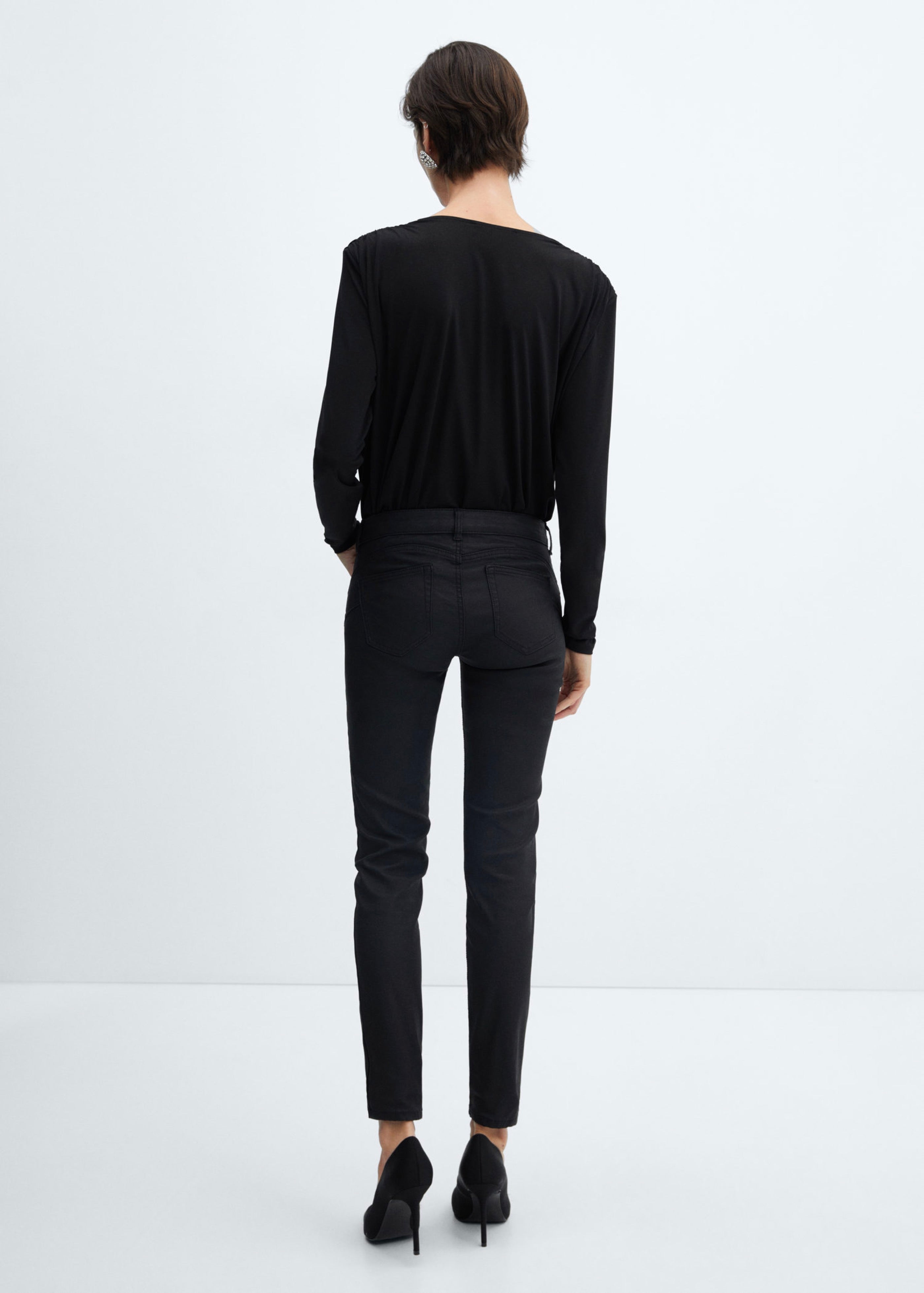 Jean Skinny Push-Up Enduit - Black