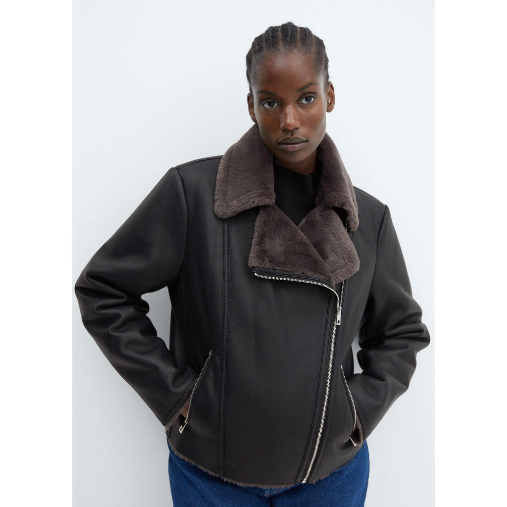 Reversible Faux-Leather Jacket