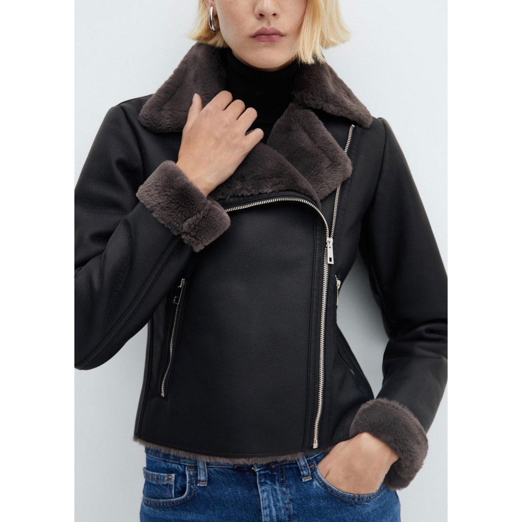 Reversible Faux-Leather Jacket