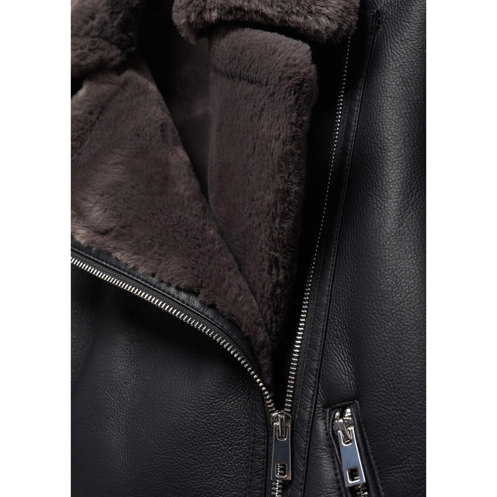 Reversible Faux-Leather Jacket