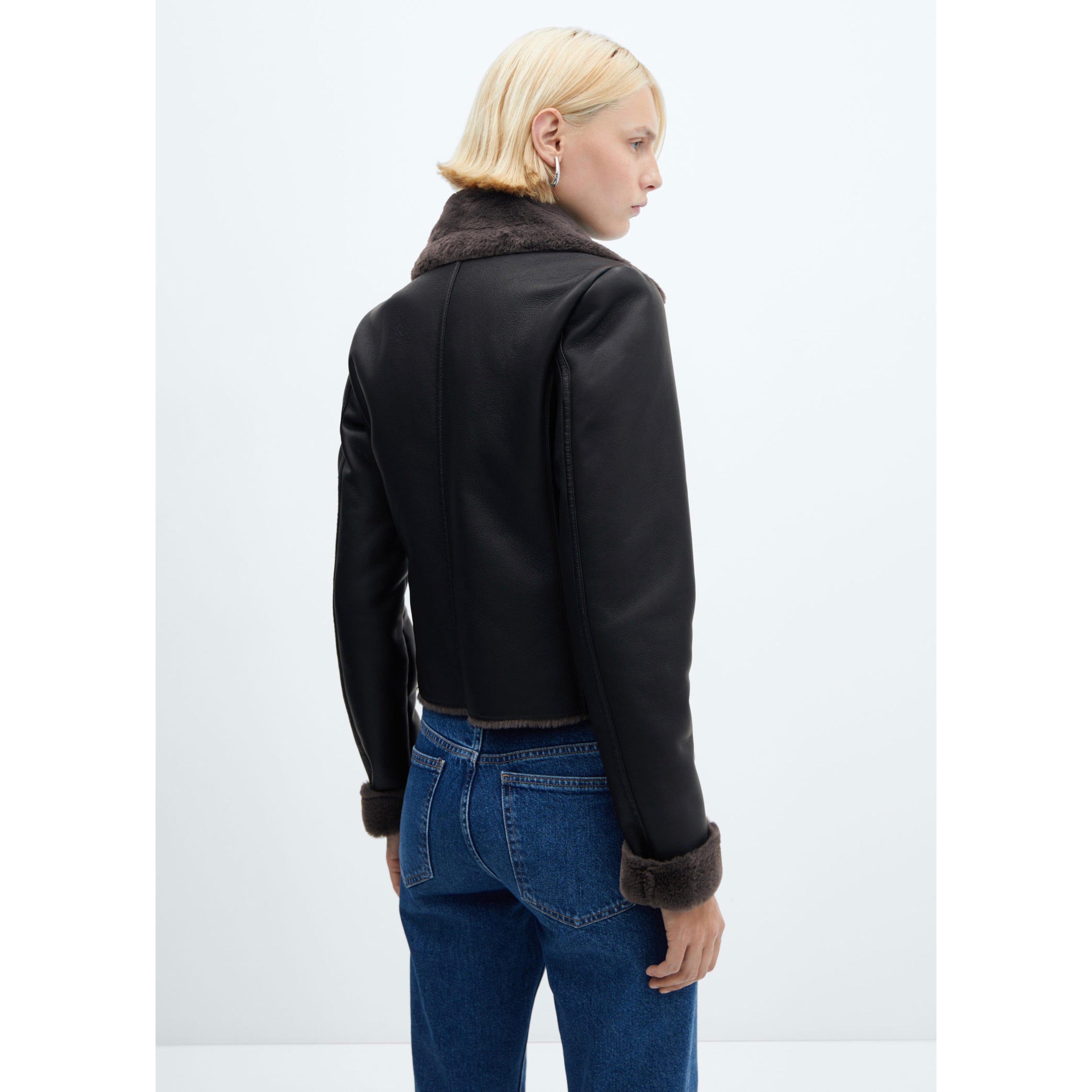 Reversible Faux-Leather Jacket