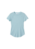 Camiseta con Detalle de Costura - Sky Blue