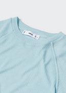 Couture Detail T-Shirt - Sky Blue
