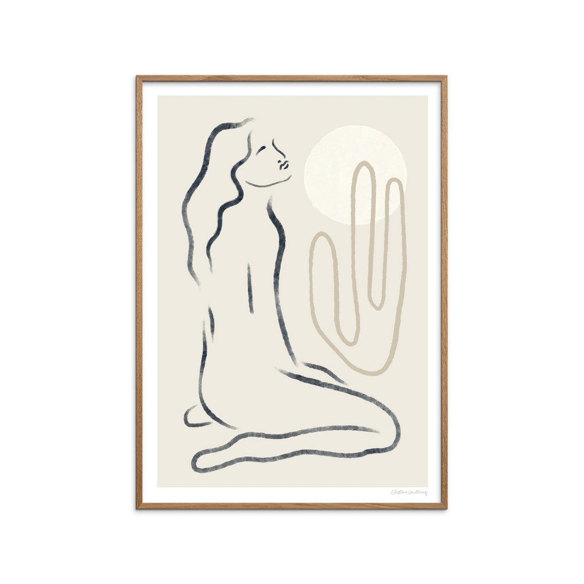 Gustav Lautrup - Femme Au Soleil No. 2