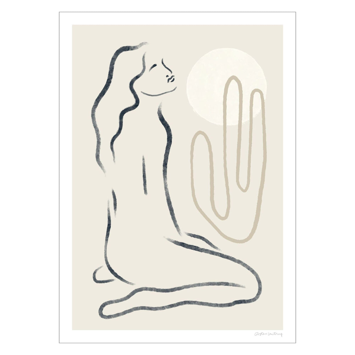 Gustav Lautrup - Femme Au Soleil No. 2