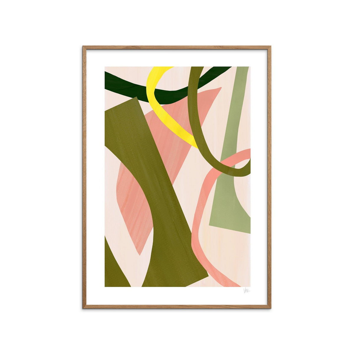 Violets Print House - Abstract Cut Out 2 Of 3