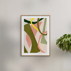 Violets Print House - Abstract Cut Out 2 Of 3
