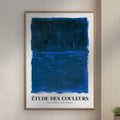 Kunstary - Céruléen Blue Motif