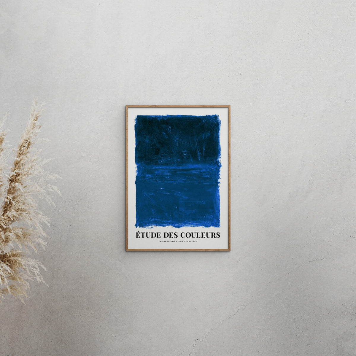 Kunstary - Céruléen Blue Motif