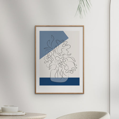 Affordable Art Prints - Tres Chic Bleu