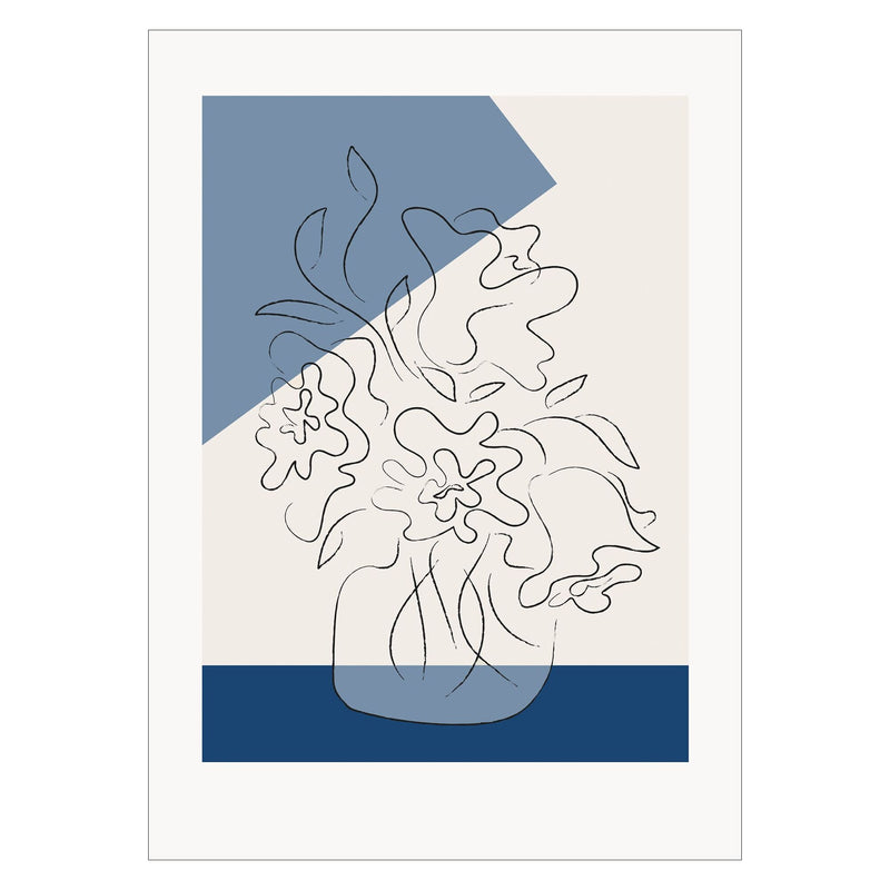 Affordable Art Prints - Tres Chic Bleu