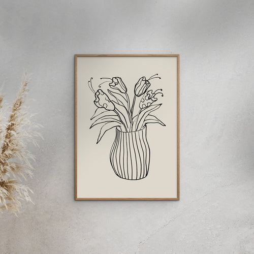 Affordable Art Prints - Vase Sketch