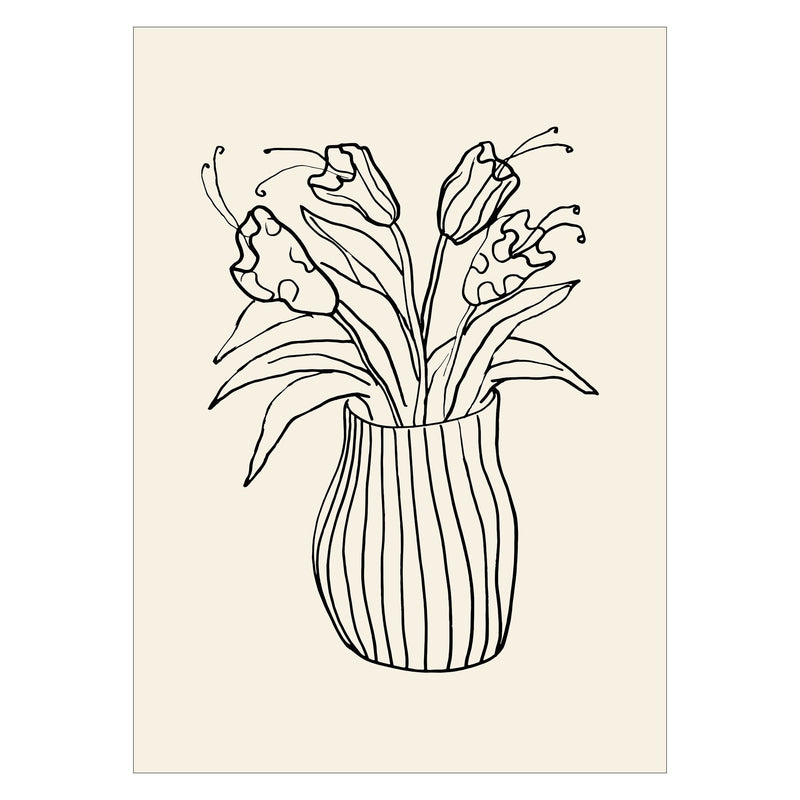Affordable Art Prints - Vase Sketch