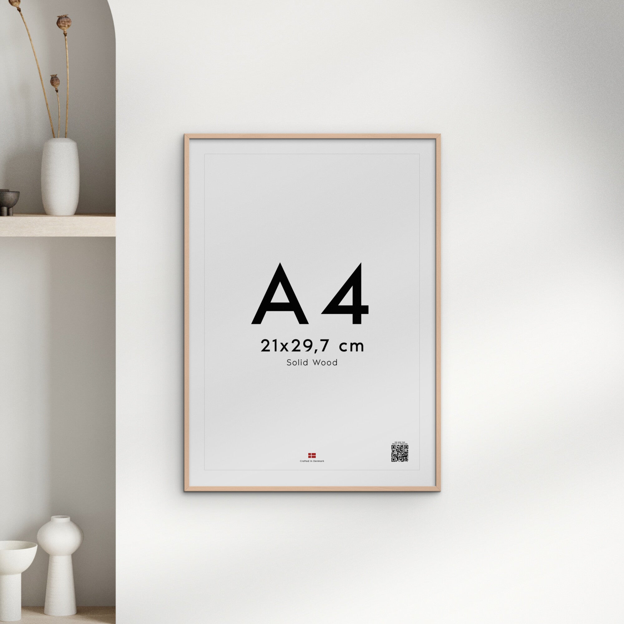 Rose Wood Acrylic Frame