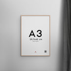 Rose Wood Acrylic Frame