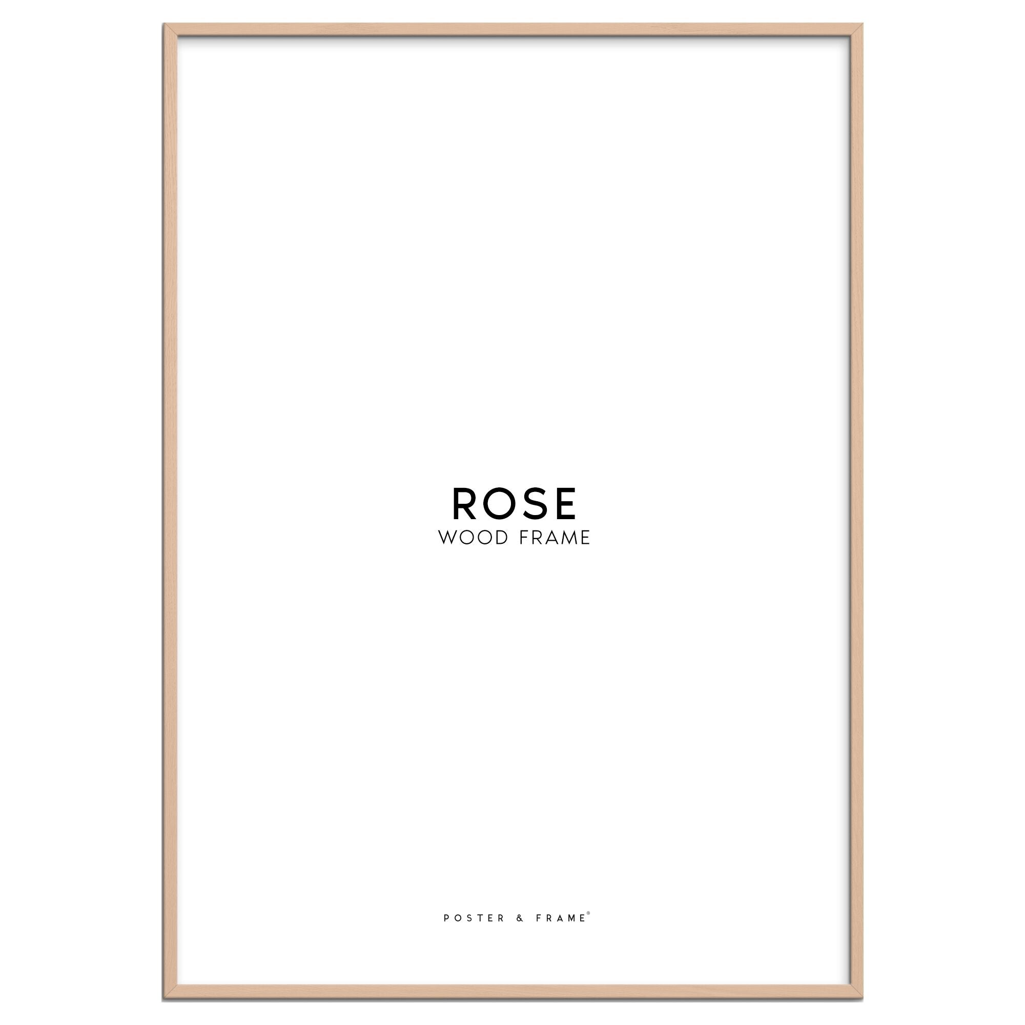 Rose Wood Acrylic Frame