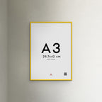 Yellow Wood Acrylic Frame