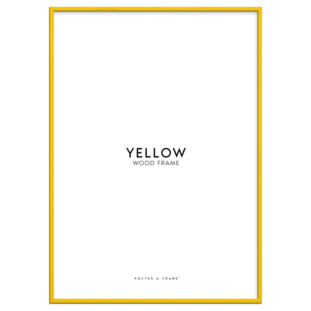 Yellow Wood Acrylic Frame