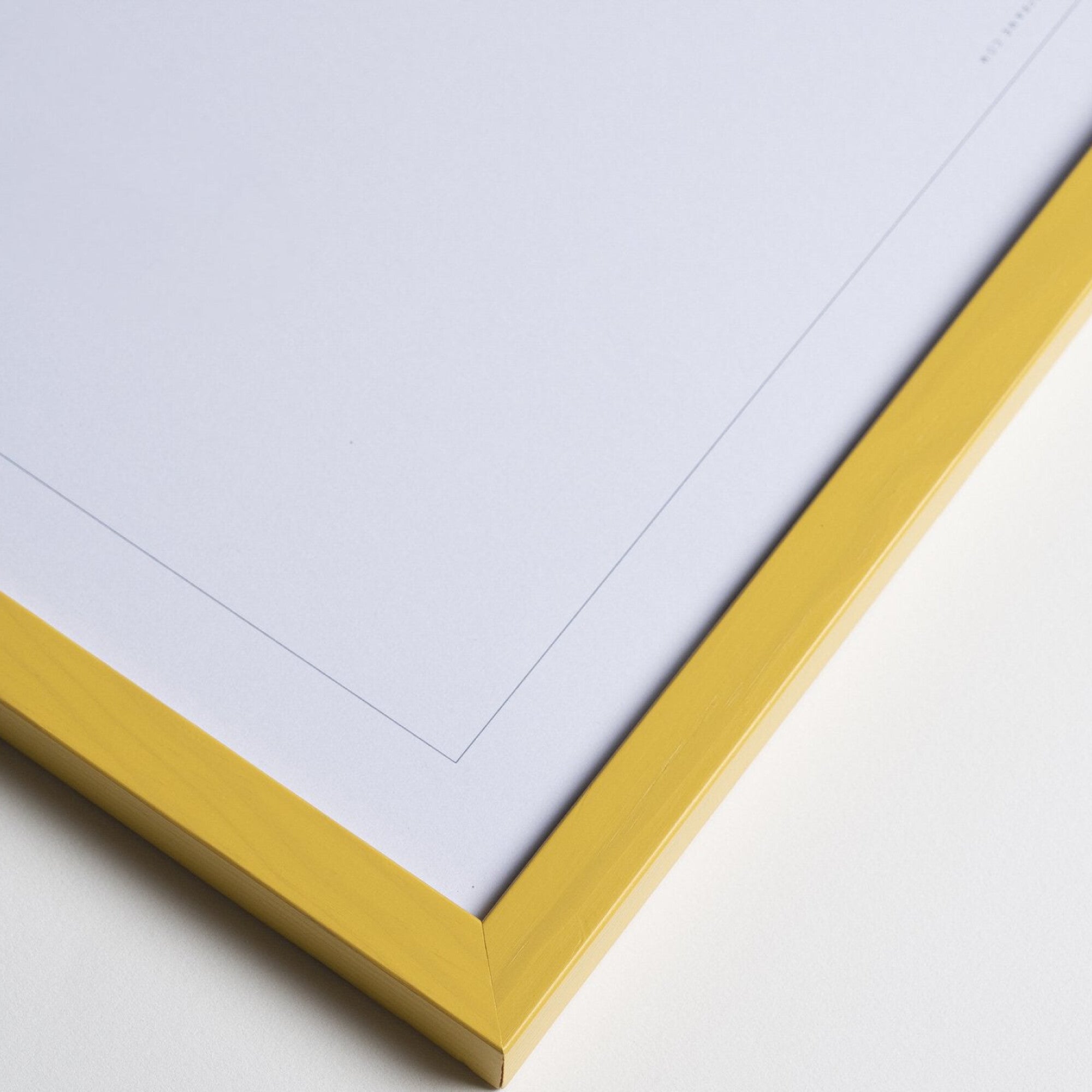 Yellow Wood Acrylic Frame