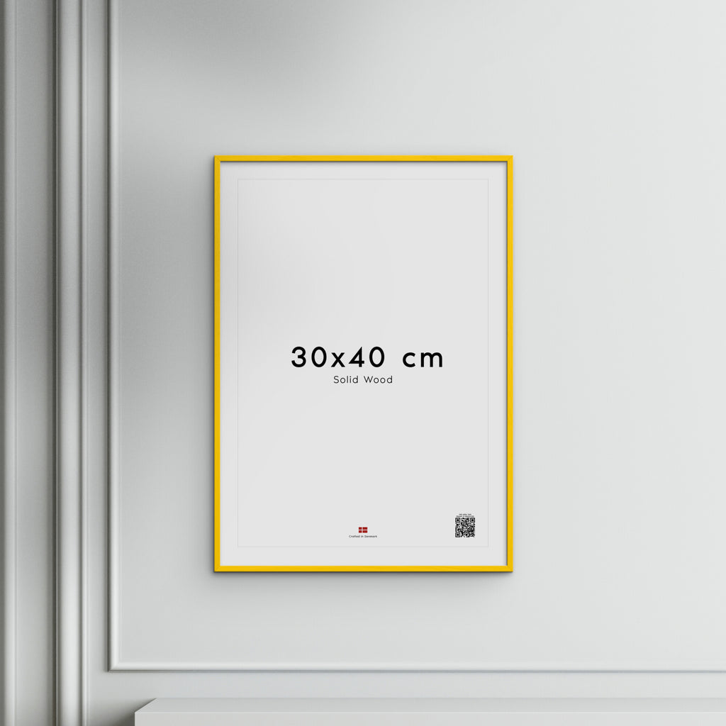Yellow Wood Acrylic Frame