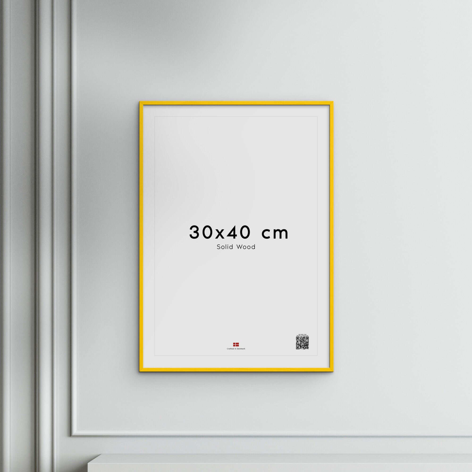 Yellow Wood Acrylic Frame