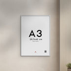 White Wood Acrylic Frame