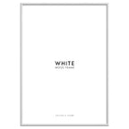 White Wood Acrylic Frame