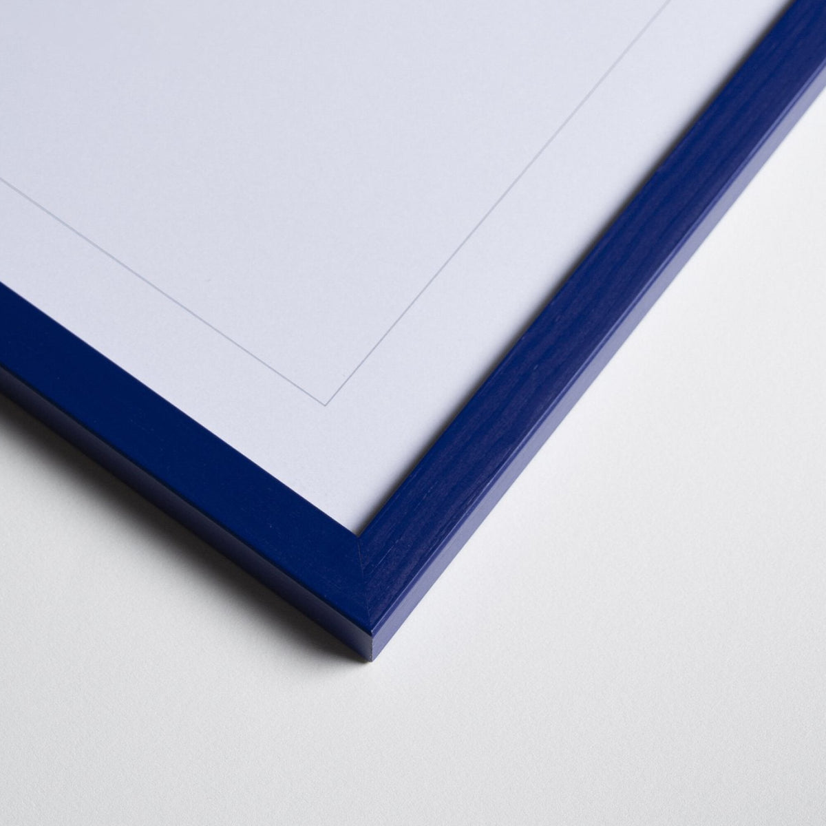 Blue Acrylic Wood Frame