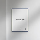 Acrylic Blue Wooden Frame