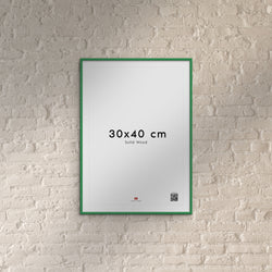 Cornice In Legno Verde Acrilico
