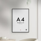 Black Wood Acrylic Frame