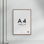Dark Oak Wood Acrylic Frame