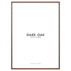 Dark Oak Wood Acrylic Frame