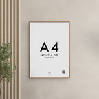 Oak Wood Acrylic Frame